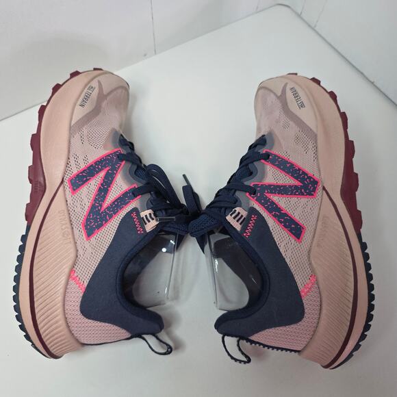 New Balance Sz8.5 Dynasoft Nitrel V4 Trail Running Shoes Ws. Pink n Navy. Active - Picture 8 of 13